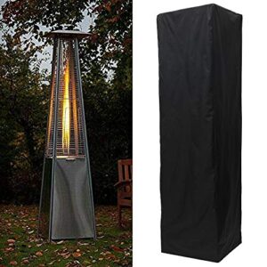 NewSoul Patio Heater Cover, Waterproof Heavy Duty Oxford Fabrics Garden Outdoor Pyramid Heater Furniture Protector Cover, 87x21x24inch