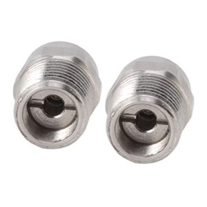 jeanoko misting nozzle, garden atomization system external thread stainless steel 2pcs multi purpose for watering