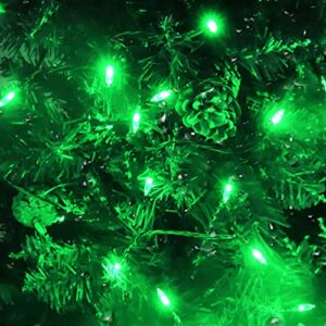 Vicila 200 LED Green Christmas String Lights, Mini String Lights Outdoor 8 Modes Connectable Fairy Lights for Garden, Patio, Yard, Holiday, Xmas Tree, Halloween Decor
