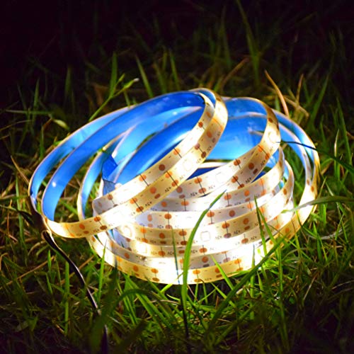 Solar Lights LED Strip Outdoor String Lights Waterproof 10ft Garden Path Deck Christmas Decorative Lighting