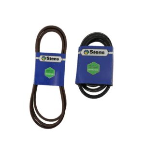 (rmp) 2554hv mower deck belt kit compatible with john deere g100 s2554 2345hv garden tractors gy20572, m110312 + model list