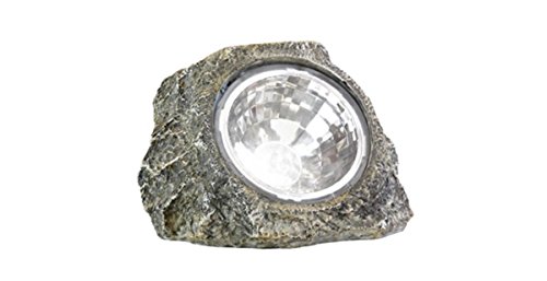 GSL SS-GSL-K5017 8 Inch Outdoor Garden Stone Solar Spot Light