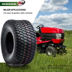 One WANDA 16x6.50-8 Lawn Mower Tractor Cart Turf Tires P332 /4PR- 13019