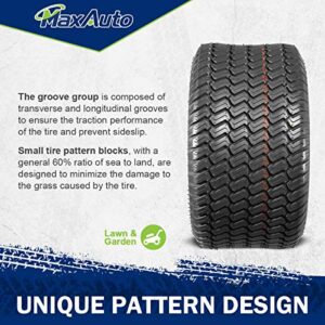 MaxAuto 20x10.00-10 Turf Tires for Lawn & Garden Mower Tractor 20x10x10 20x10-10 4 Ply, Set of 2