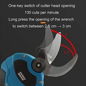 36V Portable Electric Pruning Shears Cordless Secateurs Garden Tree Pruning Machine Lithium Rechargeable Pruning Shears With Battery And Charge