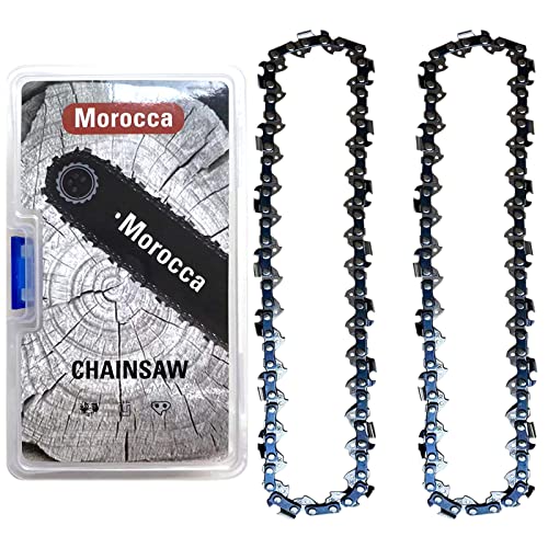 Morocca 2 Pack 8" Replacement Chainsaw Saw Chain for DeWalt DCPS620 DCPS620B DCPS620M1 20V MAX XR Li-Ion Pole Saw Pole Saw 34DL 043