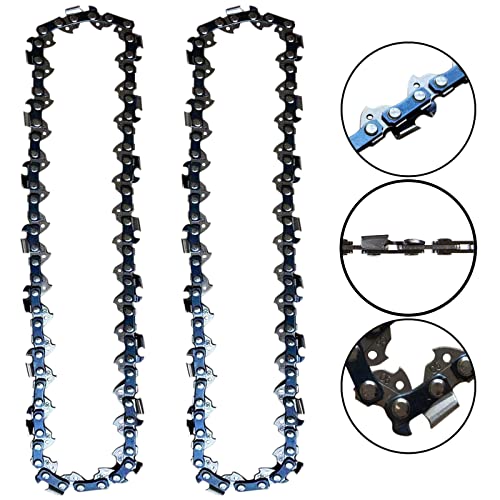 Morocca 2 Pack 8" Replacement Chainsaw Saw Chain for DeWalt DCPS620 DCPS620B DCPS620M1 20V MAX XR Li-Ion Pole Saw Pole Saw 34DL 043