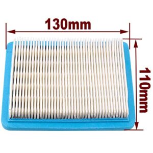 Butom (Pack of 2) 491588S 491588 Air Filter with 493537S 493537 Pre-Cleaner Fit for Briggs and Stratton 625e 675ex 725ex 625-675 series Toro 20330 20331 20332 20333 20067 20092