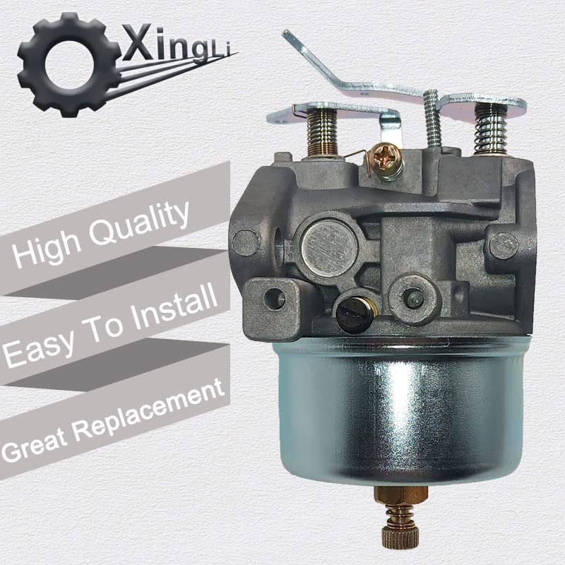 XingLi 632424 Carburetor fits for Tecumseh Carburetor Fits Specific Lawn & Garden 631533 631564 HH100 HH120 4-Cycle Horizontal Carb