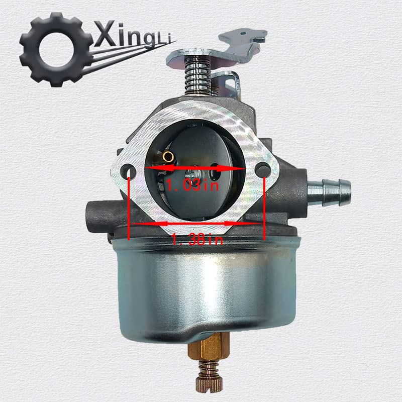 XingLi 632424 Carburetor fits for Tecumseh Carburetor Fits Specific Lawn & Garden 631533 631564 HH100 HH120 4-Cycle Horizontal Carb