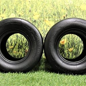 Set of Two 13X6.50-6 4 Ply Turf Tires for Lawn & Garden Mower 13X6.5-6