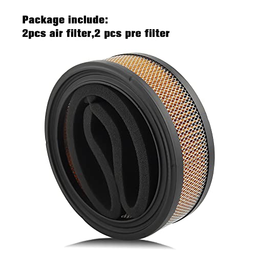 Harbot (Pack of 2) 25 883 03-S1 235116-S Air Filter with 237421-S Pre-filter for Kohler K241 K301 K482 K141 K181 M8 M10 M12 Engine Lawn Mover