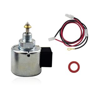 846639 fuel shut-off solenoid by ohoho – compatible with 846639 auc11057 lawn & garden equipment engine