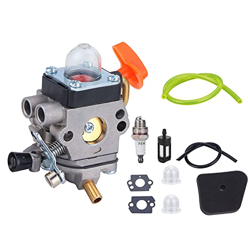 Zerodis Garden Machine Parts, Highquality Aluminum Material Carburetor for Stihl Sturdy and Durable Carburetor Set Carburetor Replacement for String Trimmer