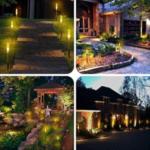 ALOVECO 3 Pack Extension Bubble LED Path Garden Lights Without Transformer for Yard, Pathway, Walkway (Warm White)