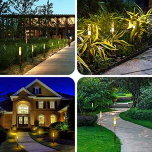 ALOVECO 3 Pack Extension Bubble LED Path Garden Lights Without Transformer for Yard, Pathway, Walkway (Warm White)