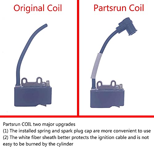 PARTSRUN A411000131 A411000130 Ignition Coil Module for Echo Hedge Trimmer SRM225 TC-210 EB212 GT-225 ES-210 GT-200 HC-150 PB-200 PPF-210 HC-160 HC-180 HC-200 SHC-210 SRM-210 SRM-211 ZF-IG-A00273