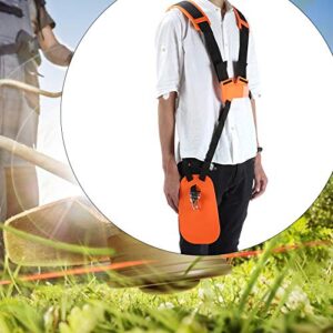 Akozon Garden Trimmer Strap, Pruner Harness Double Shoulder Padded for Lawn Mower