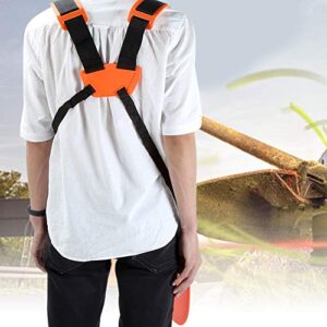 Akozon Garden Trimmer Strap, Pruner Harness Double Shoulder Padded for Lawn Mower