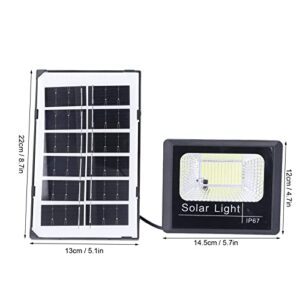 YEmirth Solar Outdoor Lights,IP65 Waterproof 100 LED Solar Flood Lights Outdoor Wall Lights 40W Dusk to Dawn Outdoor Lighting for Balcony, Patio, Garage, Porch, Garden