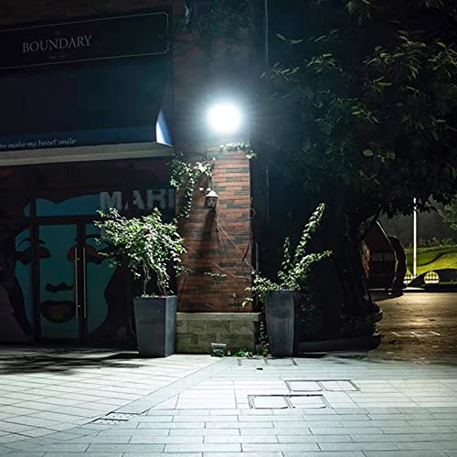 YEmirth Solar Outdoor Lights,IP65 Waterproof 100 LED Solar Flood Lights Outdoor Wall Lights 40W Dusk to Dawn Outdoor Lighting for Balcony, Patio, Garage, Porch, Garden