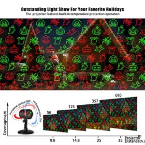 Laser Lights Projector, Indoor Outdoor Garden Waterproof with Remote Control for Holiday Decoration