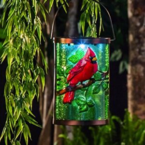 New Creative Cardinal Garden Friends Hanging Solar Lantern