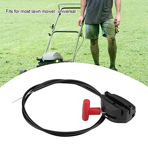 55.1" Lawn Mower Throttle Cable Switch Control Garden Machine Fitting Throttle Cable Lawnmower Control Switch Lever Handle Kit