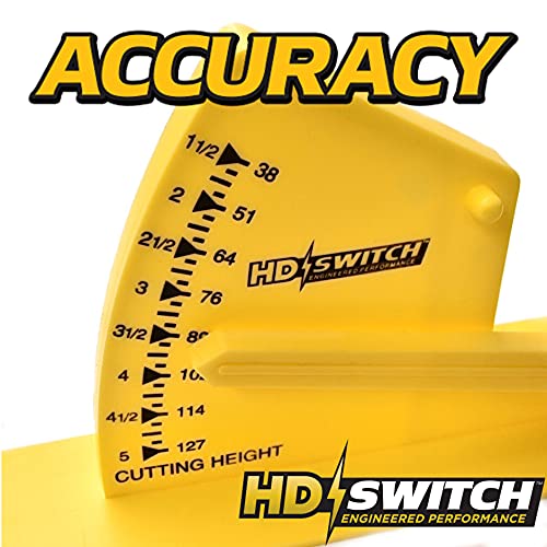 HD Switch - OEM Upgrade - Deck Blade Leveling Leveler Gage Gauge for Cub Cadet MTD Troy-Bilt Craftsman Yardman White Lawn Mower Garden Tractors Zero Turn Lawnmowers