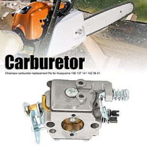 Chainsaw CarburetorCarburetor Carb Garden Chainsaw Accessory Fit for Husqvarna 136 137 141 142 36 41