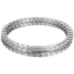 VEVOR 98FT Razor Wire, 98 FT, Sliver