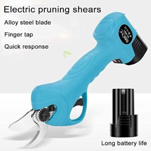 Professional Electric Pruning Shears Rechargeable Scisssors 16.8V Li-ion Battery Electric Cordless Electric Pruning Shears for Sharp Cutting Tool to Fruit Garden Every Family