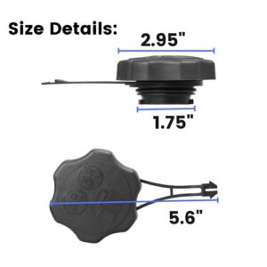 Gas Cap Fit for Lawn Mower - Fuel Cap Compatible with Briggs & Stratton 675EXi 725EXi Engines, Gas Tank Caps, Replace the Part# 594061