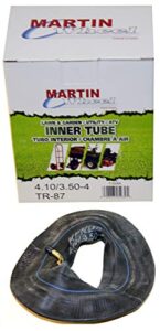 kenda 4.10/3.50-4 tr-87 metal bent stem inner tube, lawn mower, garden cart, industrial carts. (1)