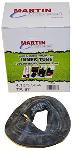 Kenda 4.10/3.50-4 TR-87 Metal Bent Stem Inner Tube, Lawn Mower, Garden Cart, Industrial Carts. (1)