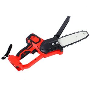 Mini Electric Chain Saw 8 inch 18V 800W Handheld Chainsaw Portable Tree Cutting Chain Saw Power Tool Small Tree Bush Branch Wood Cutter Garden Chain Saw Electric Wood Cutting Chainsaw