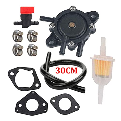 New CV730 Carburetor +Fuel Pump 24 393 04-S 24 393 16-S for Kohler CV730 CV730S CV740 CV740S 25 HP 27 HP Engine 24853102-S 24-853-102-S Carb with Gasket Kit