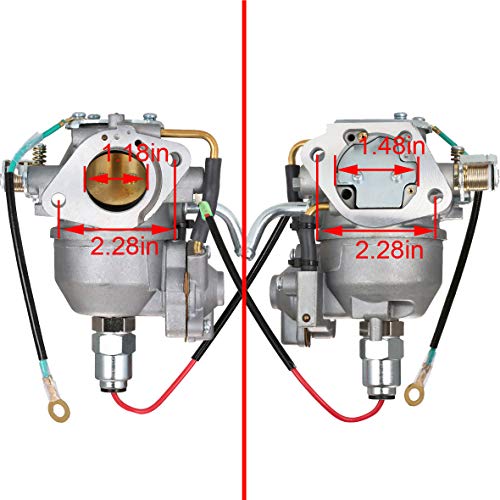 New CV730 Carburetor +Fuel Pump 24 393 04-S 24 393 16-S for Kohler CV730 CV730S CV740 CV740S 25 HP 27 HP Engine 24853102-S 24-853-102-S Carb with Gasket Kit