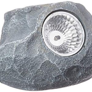 Kole Imports OL376 Solar Powered LED Garden Rock Light