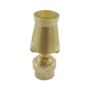 lrjskwzc hose fittings 1 pc brass ice tower cedar fountain nozzles 3/4″ 1″ 1.5″ 2″ air-blended bubbling fountain garden landscape ornamental nozzle (color : 3i4 inch)