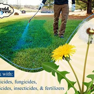 Liquid Harvest Lazer Blue - 32 Ounces - Concentrated Spray Pattern Indicator - Perfect Weed Spray Dye, Herbicide Dye, Fertilizer Marking Dye, Turf Mark and Blue Herbicide Marker