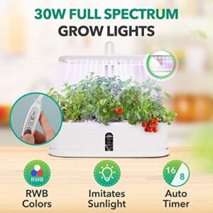 DR GOODROW Hydroponics Growing System - 10 Pods Indoor Herb Garden with Grow Light | Indoor Grow Kit for Growing Herbs, Plants & Vegetables | Soil-Free Smart Garden | LED Hydroponic Garden Plant Kit