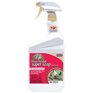bonide captain jack’s insecticidal super soap, 32 oz ready-to-use spray for organic gardening and outdoor plants