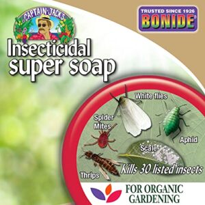 Bonide Captain Jack's Insecticidal Super Soap, 32 oz Ready-to-Use Spray For Organic Gardening and Outdoor Plants
