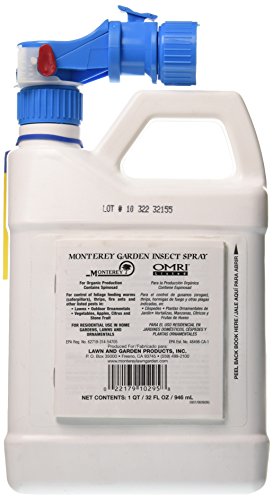 Monterey LG6138 Garden Insect Ready to Spray Insecticide/Pesticide, 32 oz