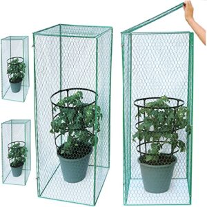 heidi tomato plant cover rats proof protectors from animals squirrels for garden metal tomato cage to keep animal out pepper protection cover for rabbits