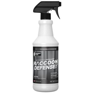 Exterminator’s Choice - Raccoon Defense Spray - 32 OZ - Natural, Non-Toxic Raccoon Repellent - Quick and Easy Pest Control - Safe Around Kids and Pets