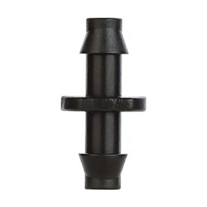 la farah universal 1/4″ barbed coupling fittings 100 -pack, fit of 1/4″ drip tubing, drip irrigation accessories barbed couplers,black