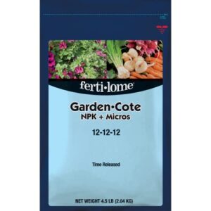 fertilome (12141) garden cote fertilizer 12-12-12 (4.5 lb.)