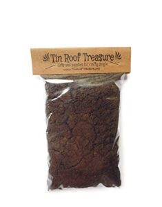 tin roof treasure organic soil substrate for terrariums, fairy gardens, moss and lichen, 5″x7″ bag